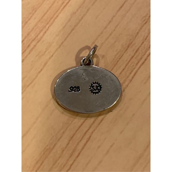 925 Happy Birthday Medallion Sterling Silver Jewelry Charm - Picture 2 of 3